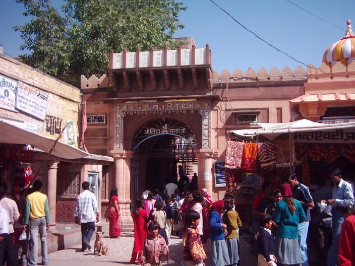 Temple entrance