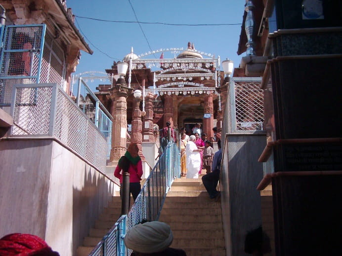 Temple stairway